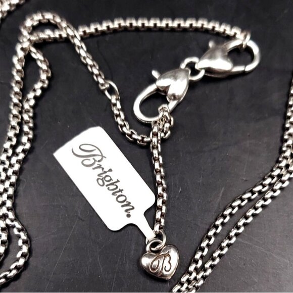 NWT Brighton Cafe De Paris Silver Plated Crystal Necklace & Hinged Bracelet 2 Pc - Picture 6 of 10